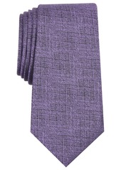 Alfani Men's Solid Slim Tie, Created for Macy's - Light Navy