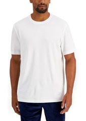 Alfani Men's Solid Supima Blend Crewneck T-Shirt, Created for Macy's - White Pure