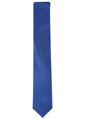 Alfani Men's Solid Texture Slim Tie, Created for Macy's - Cobalt