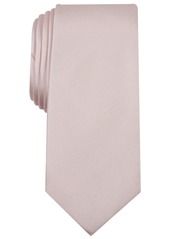 Alfani Men's Solid Texture Slim Tie, Created for Macy's - White