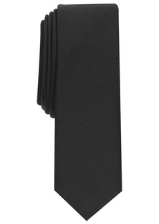"Alfani Men's Solid Textured 2"" Necktie, Created for Macy's - Black"