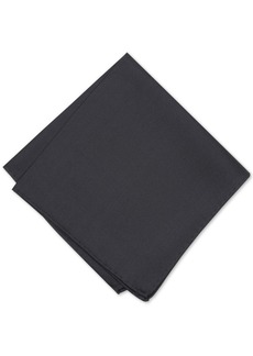 Alfani Men's Solid Pocket Square, Created for Macy's - Black