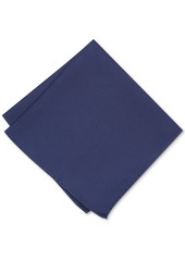 Alfani Men's Solid Twill Silk Pocket Square, Created for Macy's