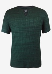 Alfani Men's Split-Neck Ribbed T-Shirt, Created for Macy's