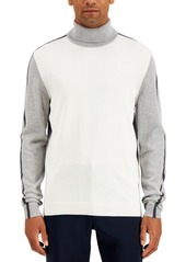 Alfani Men's Stripe Turtleneck Sweater, Created for Macy's