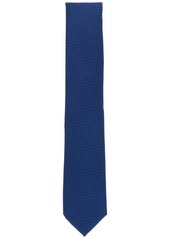 Alfani Men's Sylvan Textured Solid Tie, Created for Macy's - Navy