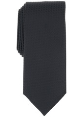 Alfani Men's Sylvan Textured Solid Tie, Created for Macy's - Navy