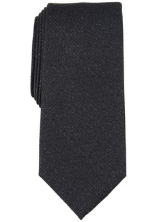 Alfani Men's Terry Mini-Texture Tie, Created for Macy's - Dk Charcoal