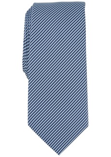 Alfani Men's Thin Stripe Tie, Created for Macy's - Denim