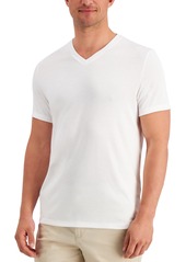 Alfani Men's Travel Stretch V-Neck T-Shirt, Created for Macy's - Neo Navy