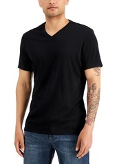 Alfani Men's Travel Stretch V-Neck T-Shirt, Created for Macy's - Bright White
