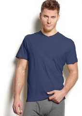Alfani Men's V-Neck Undershirt, Created for Macy's - Navy Heather