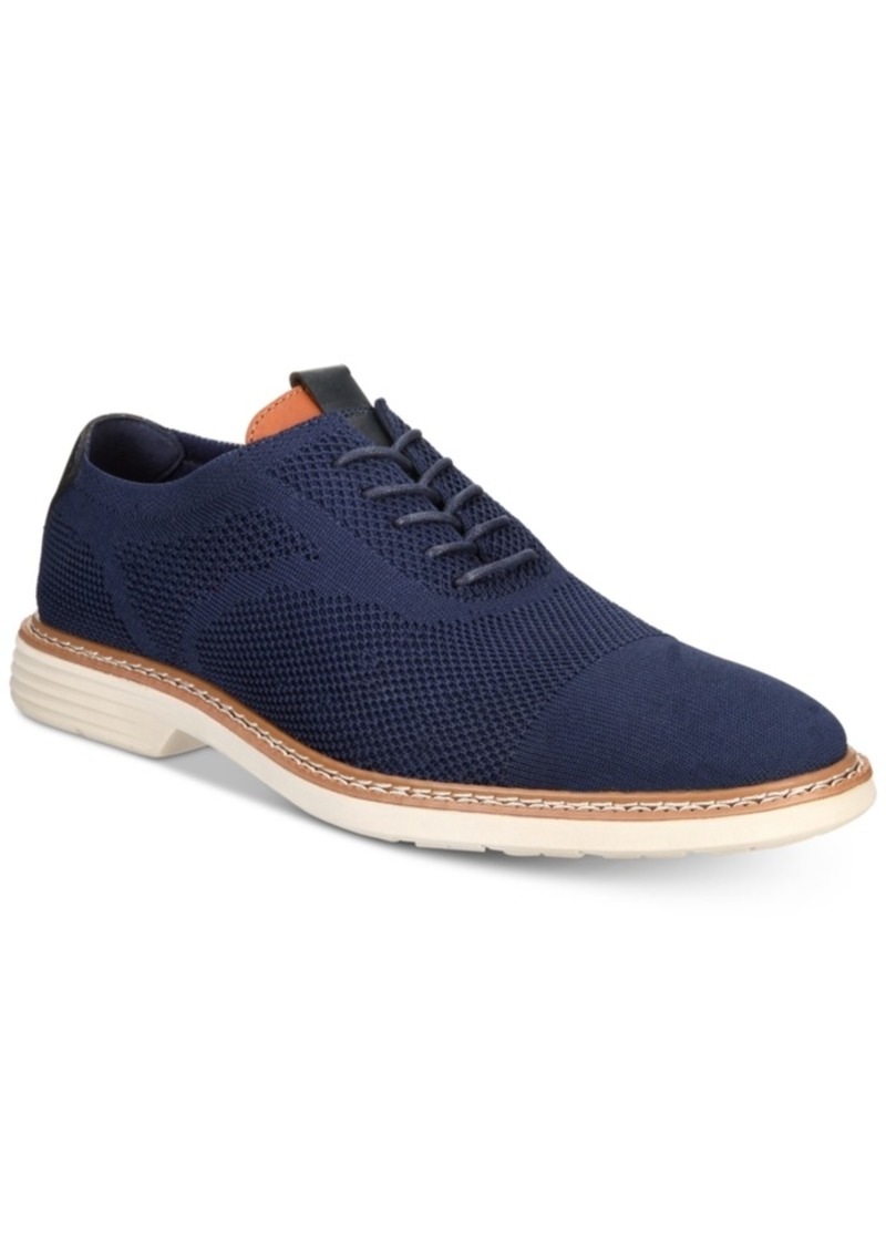 Men&#39;s Varick Alfatech Comfort Flx Textured Knit Oxfords, Created for Macy&#39;s Men&#39;s Shoes - On ...