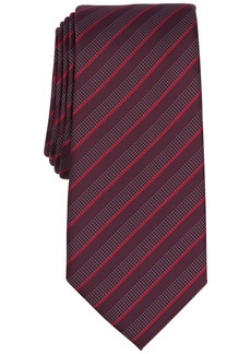 Alfani Men's Vinton Stripe Tie, Created for Macy's - Burgundy