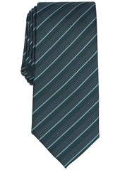 Alfani Men's Vinton Stripe Tie, Created for Macy's - Navy