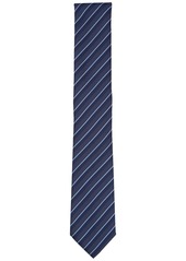 Alfani Men's Vinton Stripe Tie, Created for Macy's - Navy