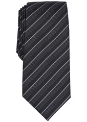 Alfani Men's Vinton Stripe Tie, Created for Macy's - Navy