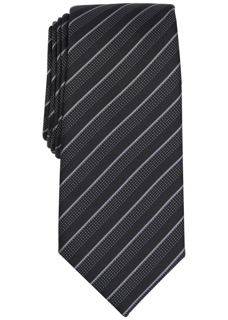 Alfani Men's Vinton Stripe Tie, Created for Macy's - Black