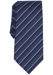 Alfani Men's Vinton Stripe Tie, Created for Macy's - Navy