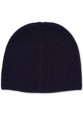 Alfani Men's Waffle Beanie, Created for Macy's - Heather Grey