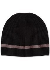 Alfani Men's Waffle Beanie, Created for Macy's - Heather Grey