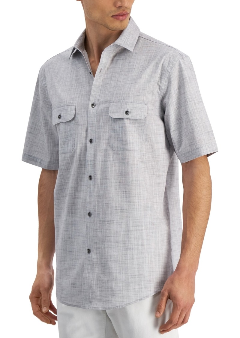 Alfani Men's Warren Shirt, Created for Macy's - Kettle