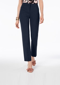 Alfani Women's Straight-Leg Pants, Regular, Long & Short Lengths, Created for Macy's - Modern Navy