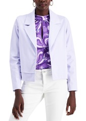 Alfani Notched Collar Open-Front Jacket, Created for Macy's