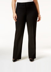Alfani Plus & Petite Plus Size Curvy Bootcut Tummy-Control Pants, Created for Macy's
