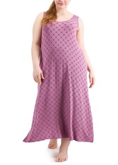 Alfani Plus Size Long Tank Nightgown, Created for Macy's