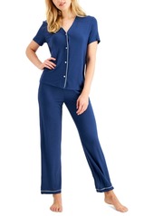 Alfani Short-Sleeve Pajama Set, Created for Macy's