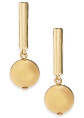 Alfani Silver-Tone Ball Linear Earrings, Created for Macy's