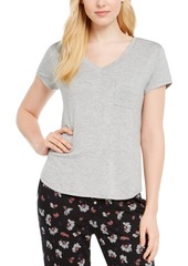 Alfani Ultra-Soft Knit Pajama Top, Created for Macy's