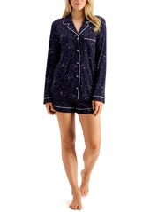Alfani Ultra-Soft Shirt & Shorts Pajama Set, Created for Macy's