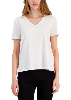 Alfani Plus Size Solid T-Shirt, Created for Macy's