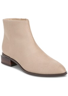 Alfani Women's Amyy Pan Ankle Booties, Created for Macy's - Taupe Micro