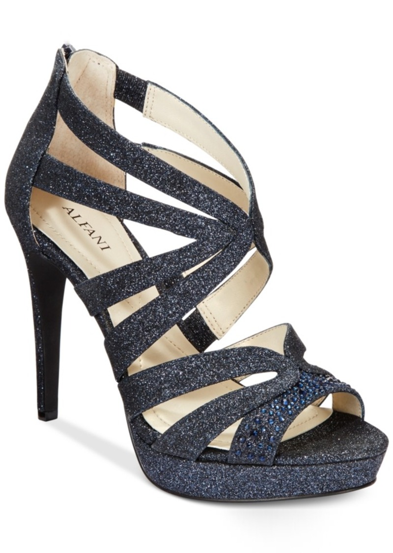 SALE! Alfani Alfani Women&#39;s Cymball Caged Platform Evening Sandals, Only at Macy&#39;s Women&#39;s Shoes