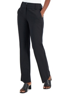 Alfani Women's Ponte-Knit Pants, Short & Long, Created for Macy's - Deep Black