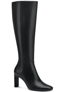 Alfani Women's Tristanne Wide-Calf Knee High Dress Boots, Created for Macy's - Black WC