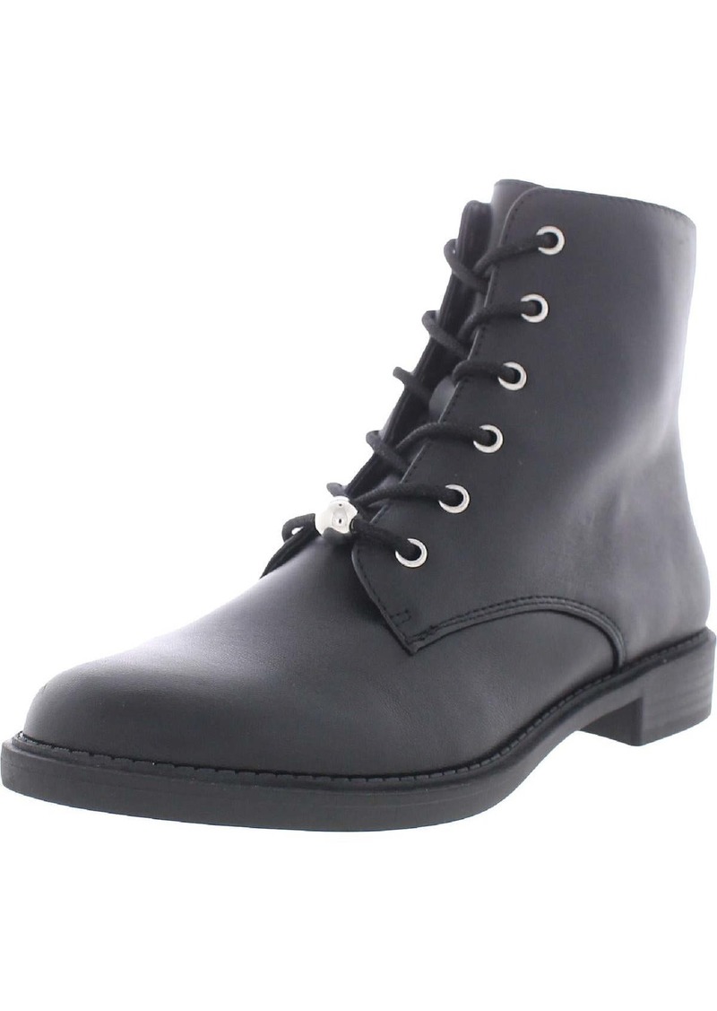 Alfani Bomontt Womens Leather Zipper Booties