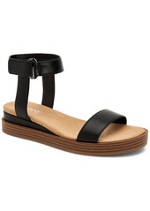 Alfani Cherryll Womens Leather Flats Slingback Sandals