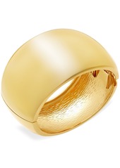 Alfani Gold-Tone Smooth Hinge Bracelet, Created for Macy's