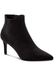 Alfani Jacklynnel Womens Leather Stiletto Ankle Boots
