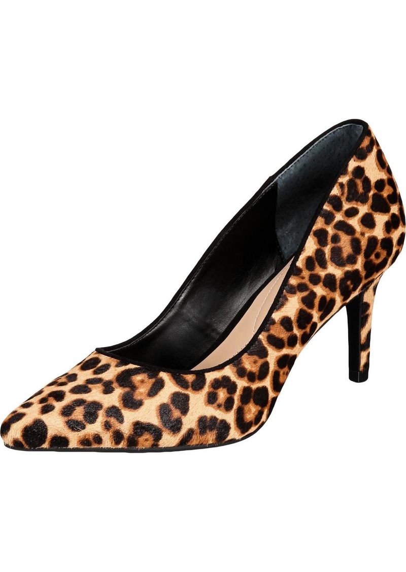 Alfani Jeules Womens Leather Animal Print Pumps