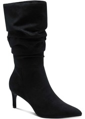 Alfani Lissa Womens Fax Suede Slouchy Booties