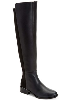 Alfani Ludlowe Womens Laceless Leather Over-The-Knee Boots