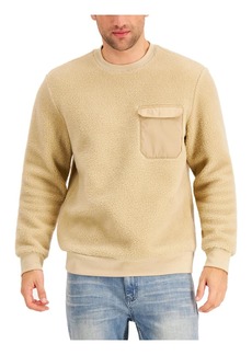 Alfani Mens Crewneck Fleece Sweatshirt