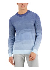 Alfani Mens Ombre Stripe Crewneck Sweater