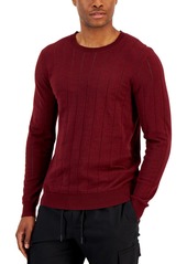 Alfani Mens Stripe Cotton Crewneck Sweater