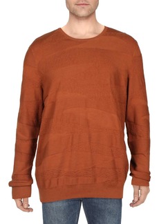 Alfani Mens Textured Crewneck Pullover Sweater